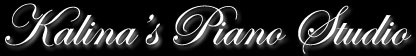 Kalina's Piano Studio